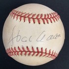Hank Aaron Signed Baseball ONL Bill White Braves Autograph HOF WSC GG PSA/DNA