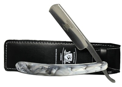 Vintage Barber Straight Cut Halsrasur Rasierer Profi Rasur + Gratis Etui