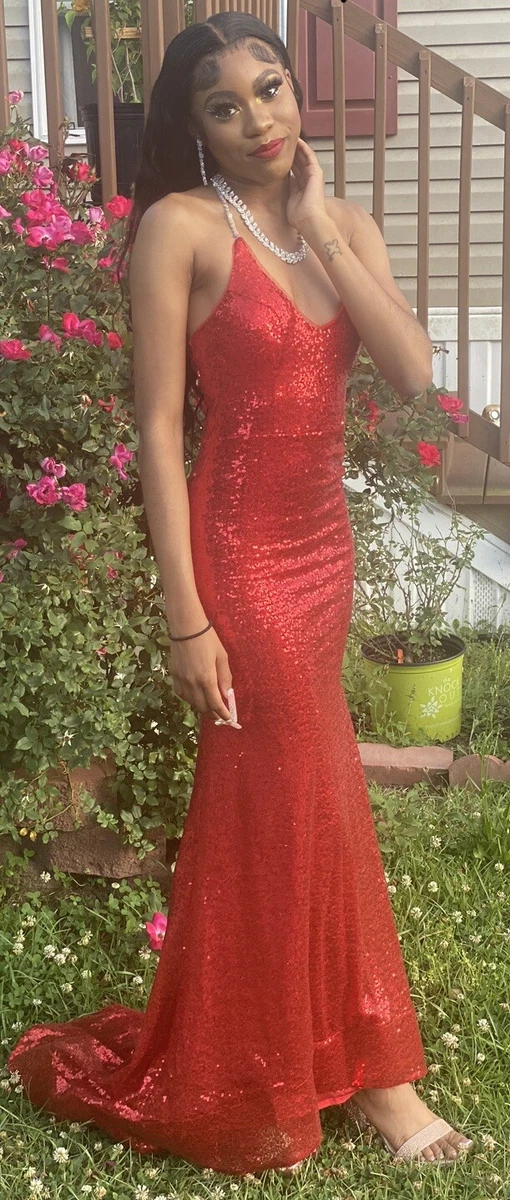 protestantiske nederdel Sada Red Prom Dress | eBay