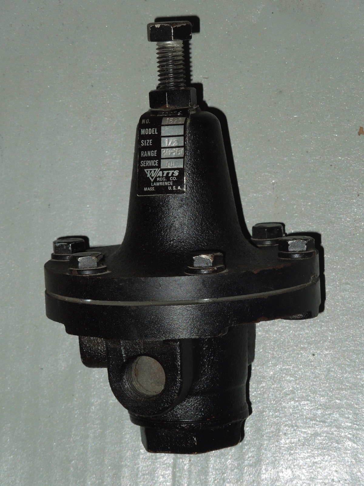 1/2" WATTS REGULATOR No. 1520 FUEL OIL REGULATOR eBay