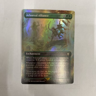 Arboreal Alliance, Magic The Gathering Full Art Foil  Herr Der Ringe 