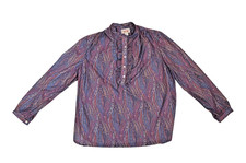 NEW Vintage 1960's Ample Togs California Blouse Women's Size 40 Made in USA