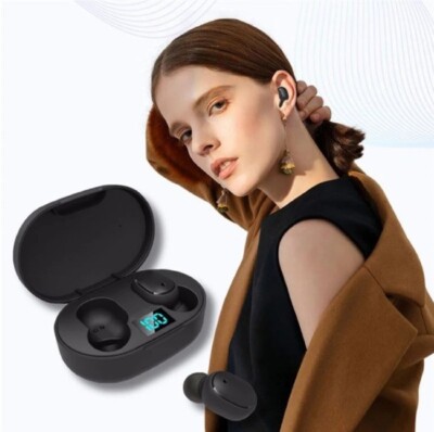 NEW E6S TWS Wireless Bluetooth 5.0 Earphones Stereo Sports Waterproof Earhook He