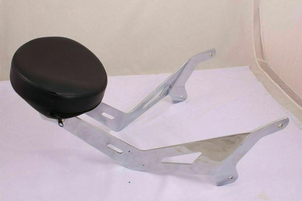 NUEVO Respaldo Corto Montaje Fijo Barra Sissy Vertical y Personalizado 4 Yamaha Star Stryker Foto 2 de 4