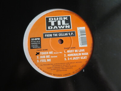 DUSK TIL DAWN   FROM THE CELLAR E.P.   12  Maxi Vinyl 1994   House  Top Zustand