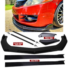Front Bumper Lip Splitter Spoiler Rear Diffuser Side Skirt For Chevrolet Malibu