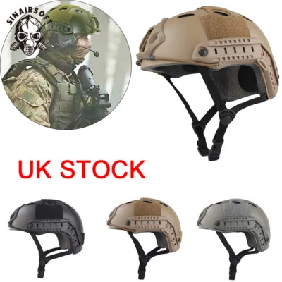 SINAIRSOFT Taktischer Militär Schutzhelm Airsoft Kampf Kopfschutz Armee Fast Helm