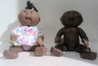 VINTAGE Newborn African American Cabbage Patch Kids Babies 1991 W/ Outfits CUTE