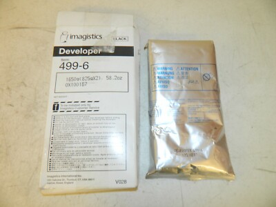 New Imagistics Oce 499-6 Black Developer 58.2 Oz. 0X1001B7 Konica Minolta 