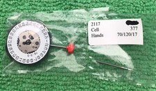 Genuine Miyota 2117 Movement Quartz Japan, 3 Hands, Date At 3, NOS