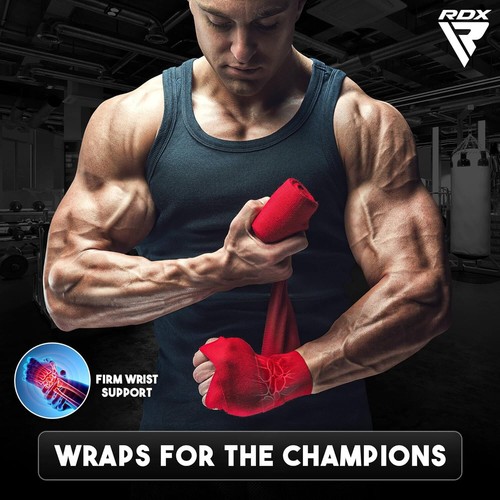 RDX Boxing Hand Wraps Elasticated Thumb Loop Bandages Kickboxing Wrist Strap - Picture 49 of 50