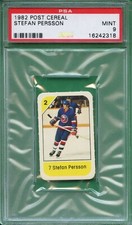1982 POST CEREAL #7 STEFAN PERSSON PSA 9