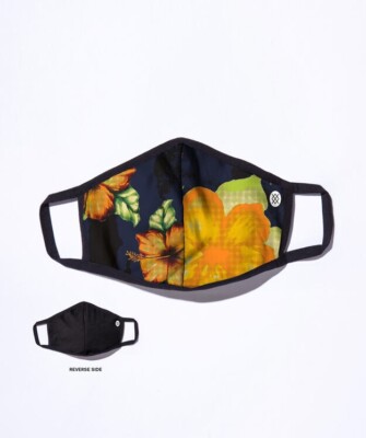 Stance Face Mask Hibiscus Smear Brand New  OS Washable Hawaii NBA Reuseable
