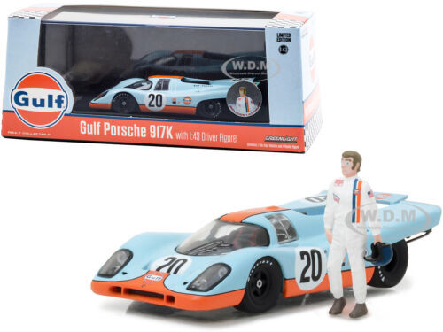 Miniature Porsche 356 Speedster Super Bleu 1958 - Échelle 1:43 - Greenlight - Neuf Sous Boîte