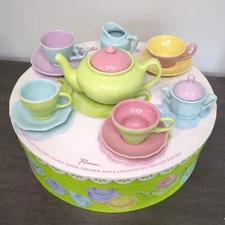 Mini Tea Set in Box, Rosanna Tea for Me Too, Child's play, Kids Girl Gift