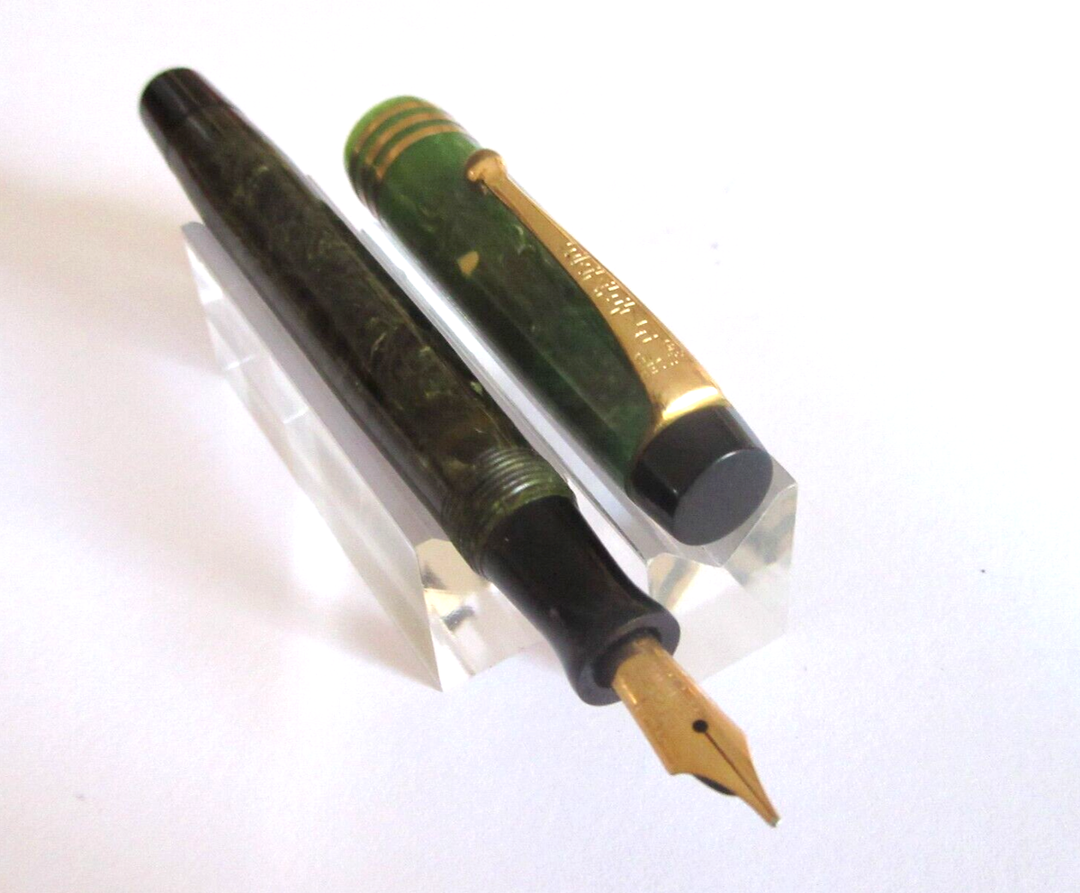Legendary Fountain Pen Parker Duofold Green Jade Slim Legendary Fountain Pen Parker Duofold Green Jade Slim