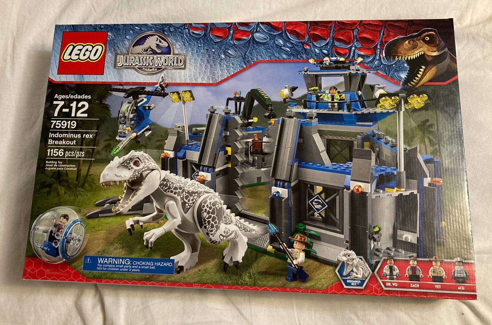 misundelse løn Tjen LEGO Jurassic Park Jurassic World Indominus Rex Breakout #75919 NEW Sealed  HTF 673419234443 | eBay