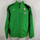 Celtic Soccer Jacket FC Football Club Scotland Nike Full-Zip Lined Mens L