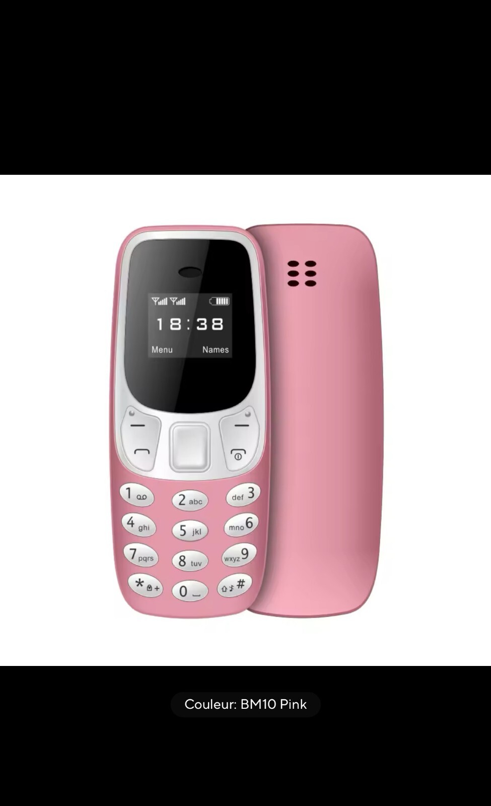 Mini téléphone portable double SIM à haute performance et autonomie renforcée