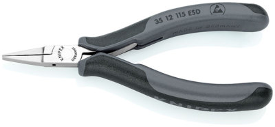 Knipex 35 12 115 ESD Elektronikzange Flachbacken 37066