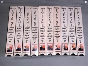 RARE—HARRY LORAYNE CLOSE-UP CARD MAGIC VOLS 1– 10 COMPLETE VHS VIDEO SET (NEW)