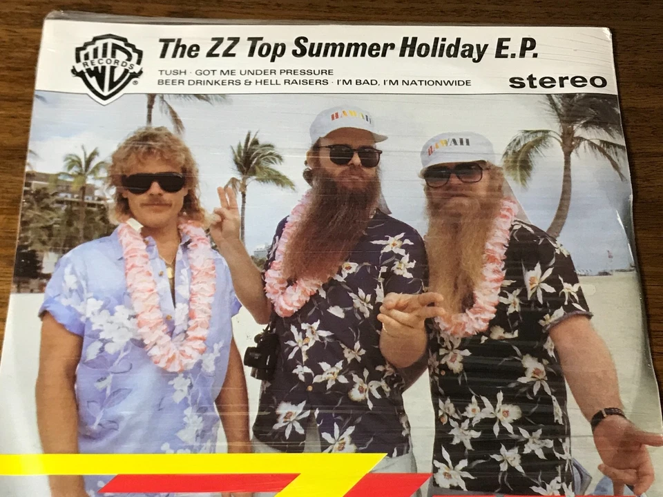 ZZ TOP ~ THE ZZ TOP SUMMER HOLIDAY EP ~ STILL FACTORY SEALED ~ IMPORT - ENGLAND Foto 3 de 4