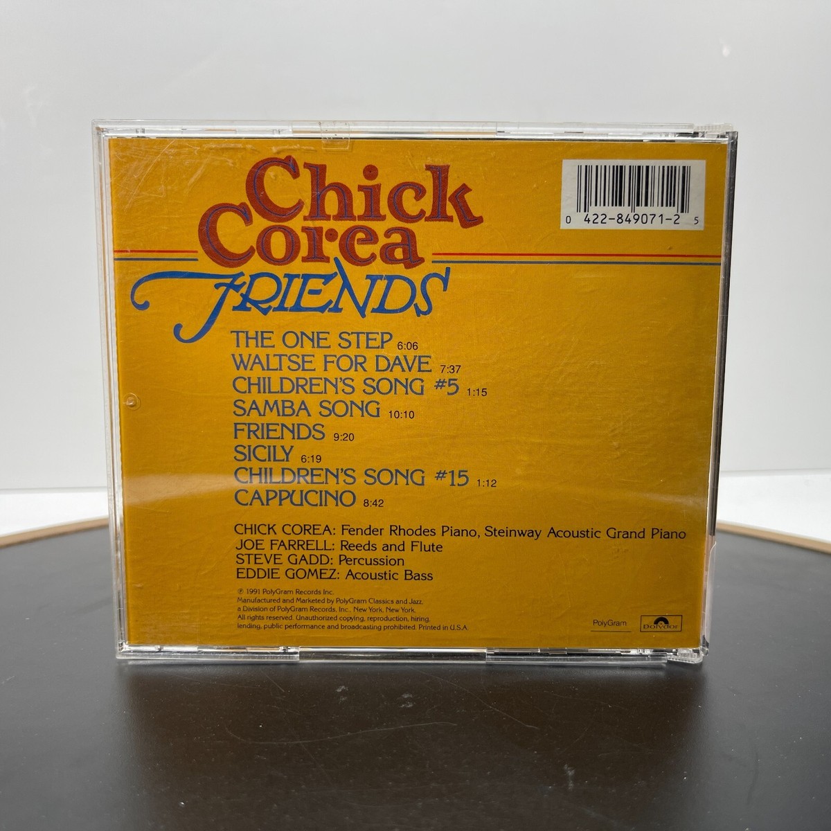 Friends by Chick Corea (CD, Apr-1991, Polydor) Smurfs Album | eBay