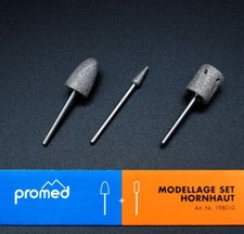 promed 198010 Schleifkörper Bits, Hornhaut Set, 3 St.