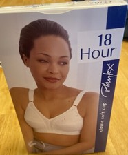 2006 Playtex 18-Hour White Classic Soft Cup Wirefree Bra 38 D Style 20/27