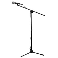 Technical Pro Boom Microphone w/ Tripod Stand, XLR cable, Mic Bag for Recording