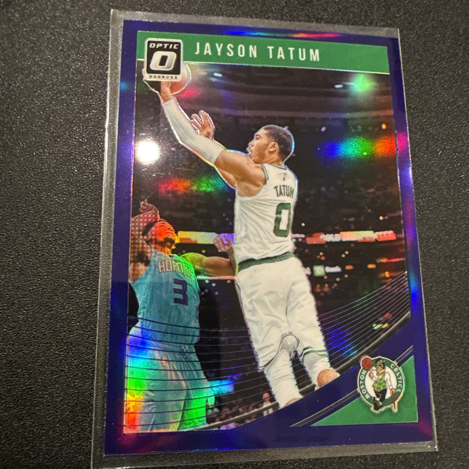 2018-2019 Panini Optic Basketball Jayson Tatum Purple #76-Boston Celtics