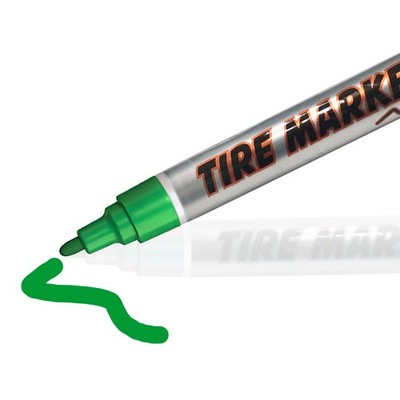 1x Green Tire Paint Pen Permanent Marker for Car Motorcycle Tyre Lettering