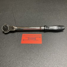 Snap-on Tools New Black 38 Drive Hard Grip Round Swivel Ratchet Fhnfd100bk