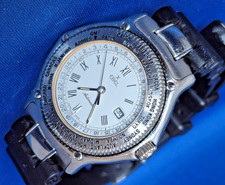 Ebel Voyager World Time rif. 9124913 Orologio automatico uomo raro appena revisionato