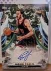 2024-25 Topps Inception Jakob Poeltl Autograph RARE Camo /10 Raptors #AC-JP