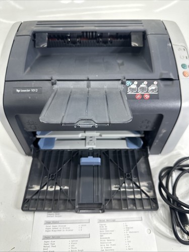 HP LaserJet 1012 Monochrome Workgroup Laser Printer Q2461A - Picture 2 of 12
