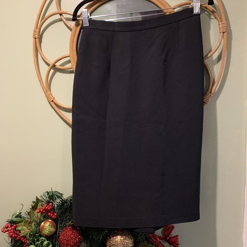Moschino Cheap and Chic, Vintage Moschino Cheap And Chic Black Pencil Skirt Size 8