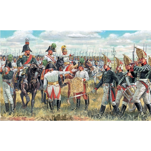 Austrian And Russian Allied General Staff Kit 1:72 Italeri Kit Figure Militari --image