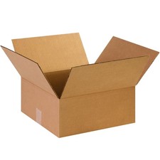 BOX USA 14 x 14 x 6 Corrugated Cardboard Boxes, Flat 14L x 14W x 6H, Pack of 25