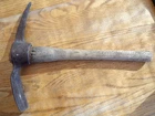 Vintage WW2 U.S. 1944 Diamond Calk Military Pick Axe Original Handle, poor cond.