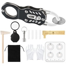 Coin Ping Tester Kit for Silver Gold Coins, Portable Coin Pinger with Magne...