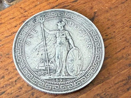 1897 Great Britain Trade Dollar — photo from another recent sale