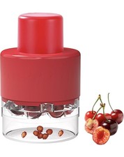Push-type Cherry Pitter Transparent Cherry Olive Pits Tools  Fruit Preps Tool