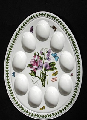 Portmeirion Botanic Garden Sweet Pea Deviled Egg Plate