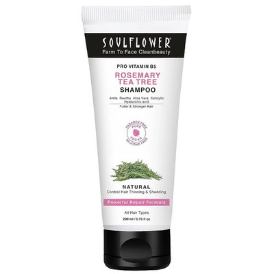 Soulflower Rosmarin Shampoo Haarwachstum, Anti Haarausfall, stärker, glänzend...