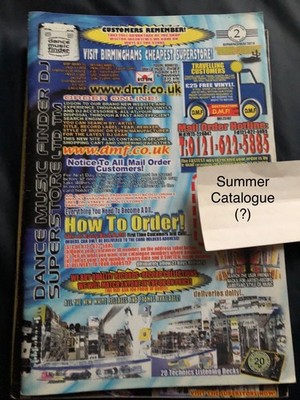 Dance Music Finder - Records Catalogue. Summer (x2) Issues. DJ Dance Music