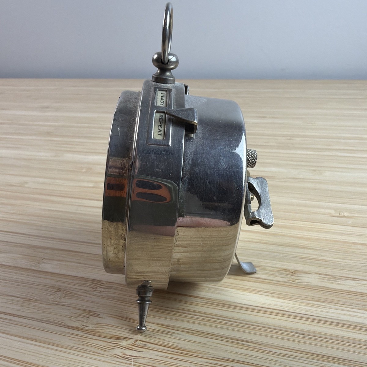 1925 Patent Date Westclox Baby Ben Peg Leg Alarm Clock 20th