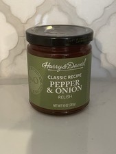 NEW ~ HARRY & DAVID Classic Recipe Pepper & Onion Gourmet Relish 10 oz JAR GIFT