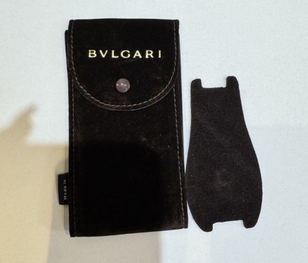 Pochette Bvlgari Velluto Top Condition Brown