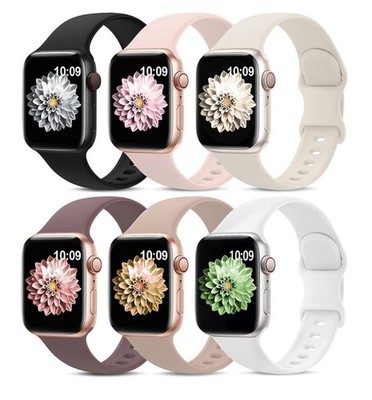 6PCS Correa Banda De Para Apple Watch Ultra/SE/10/9/8/7/6 Size 44/45/46/49/42mm